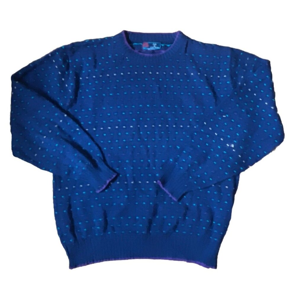 VINTAGE ISLE OF COTTON SWEATER  SIZE LARGE
